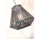 Pendule, Lustre suspendate - Lustra/Pendul eco din bambus Merapi diamond, black