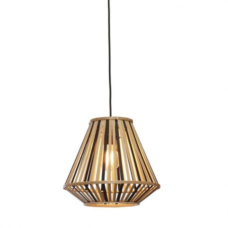Pendule, Lustre suspendate - Lustra/Pendul eco din bambus Merapi diamond, bl/nat