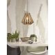 Pendule, Lustre suspendate - Lustra/Pendul eco din bambus Merapi diamond, bl/nat