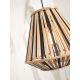 Pendule, Lustre suspendate - Lustra/Pendul eco din bambus Merapi diamond, bl/nat