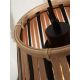 Pendule, Lustre suspendate - Lustra/Pendul eco din bambus Merapi tapered L, bl/nat
