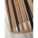Pendule, Lustre suspendate - Lustra/Pendul eco din bambus Merapi tapered L, bl/nat