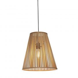 Pendule, Lustre suspendate - Lustra/Pendul eco din bambus Merapi tapered L, nat