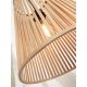 Pendule, Lustre suspendate - Lustra/Pendul eco din bambus Merapi tapered L, nat