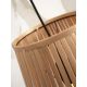 Pendule, Lustre suspendate - Lustra/Pendul eco din bambus Merapi tapered L, nat