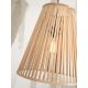 Pendule, Lustre suspendate - Lustra/Pendul eco din bambus Merapi tapered L, nat