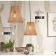 Pendule, Lustre suspendate - Lustra/Pendul eco din bambus Merapi tapered L, nat