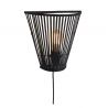 Aplica de perete eco din bambus Merapi tapered 30cm, bl