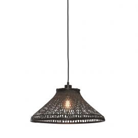 Pendule, Lustre suspendate - Lustra/Pendul eco din bambus Tahiti 45x20, bl