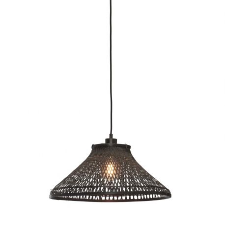 Pendule, Lustre suspendate - Lustra/Pendul eco din bambus Tahiti 45x20, bl
