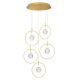 Pendule, Lustre suspendate - Lustra cu 5 pendule LED design modern ATOS