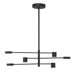 Pendule, Lustre suspendate - Lustra moderna dimabila cu 6 spoturi LED NORDIK