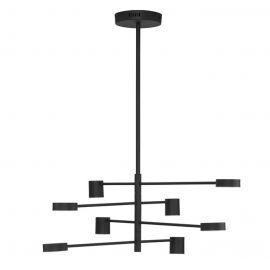 Pendule, Lustre suspendate - Lustra moderna dimabila cu 8 spoturi LED NORDIK