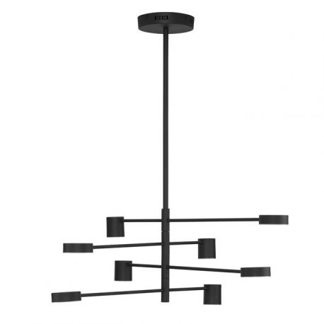 Pendule, Lustre suspendate - Lustra moderna dimabila cu 8 spoturi LED NORDIK