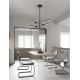 Pendule, Lustre suspendate - Lustra moderna dimabila cu 8 spoturi LED NORDIK
