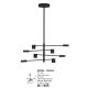 Pendule, Lustre suspendate - Lustra moderna dimabila cu 8 spoturi LED NORDIK
