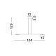 Pendule, Lustre suspendate - Lustra moderna dimabila cu 2 spoturi LED directionabile SCOPE