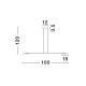 Pendule, Lustre suspendate - Lustra moderna dimabila cu 2 spoturi LED directionabile SCOPE