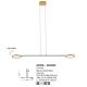 Pendule, Lustre suspendate - Lustra moderna dimabila cu 2 spoturi LED directionabile SCOPE