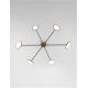 Pendule, Lustre suspendate - Lustra moderna dimabila cu 6 spoturi LED directionabile SCOPE