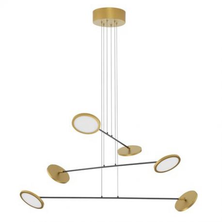 Pendule, Lustre suspendate - Lustra moderna dimabila cu 6 spoturi LED directionabile SCOPE