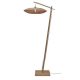 Lampadar eco din bambus cu ratan Tanami L nat./disc nat