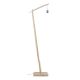 Lampadare - Lampadar eco din bambus cu ratan Tanami L nat./disc nat