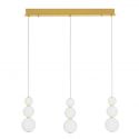 Lustra dimabila moderna cu 3 pendule LED FLEA