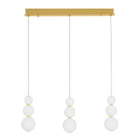 Lustra dimabila moderna cu 3 pendule LED FLEA