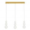 Lustra dimabila moderna cu 3 pendule LED FLEA