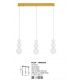 Pendule, Lustre suspendate - Lustra dimabila moderna cu 3 pendule LED FLEA