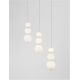 Pendule, Lustre suspendate - Lustra dimabila moderna cu 3 pendule LED FLEA