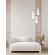 Pendule, Lustre suspendate - Lustra dimabila moderna cu 3 pendule LED FLEA