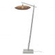 Lampadar eco din bambus cu ratan Tanami L white/disc, nat
