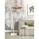 Lampadare - Lampadar eco din bambus cu ratan Tanami L white/disc, nat