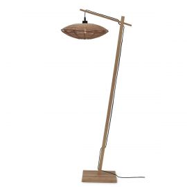 Lampadare - Lampadar eco din bambus cu ratan Tanami S nat/disc, nat