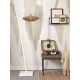 Lampadare - Lampadar eco din bambus cu ratan Tanami S white/disc, nat