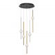 Pendule, Lustre suspendate - Lustra dimabila cu 5 pendule LED design modern ACROBAT
