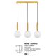 Pendule, Lustre suspendate - Lustra cu 3 pendule design modern MONET