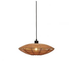 Pendule, Lustre suspendate - Lustra/Pendul eco din ratan Tanami disc S, nat