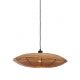 Pendule, Lustre suspendate - Lustra/Pendul eco din ratan Tanami disc L, nat