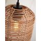 Pendule, Lustre suspendate - Lustra/Pendul eco din ratan Tanami tube S, nat