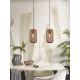 Pendule, Lustre suspendate - Lustra/Pendul eco din ratan Tanami tube L, nat