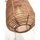 Pendule, Lustre suspendate - Lustra/Pendul eco din ratan Tanami tube L, nat