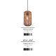 Pendule, Lustre suspendate - Lustra/Pendul eco din ratan Tanami tube L, nat