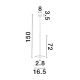 Pendule, Lustre suspendate - Lustra, Pendul LED design tubular DANDIA