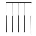 Lustra cu 5 pendule LED design tubular DANDIA