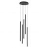 Lustra cu 5 pendule LED design tubular DANDIA