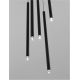 Pendule, Lustre suspendate - Lustra cu 5 pendule LED design tubular DANDIA
