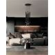 Pendule, Lustre suspendate - Lustra cu 10 pendule LED design tubular DANDIA
